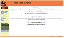 Desktop Screenshot of deer-lake.net