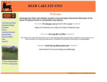 Tablet Screenshot of deer-lake.net